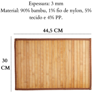 Lugar Americano Bambu Cru Mimo Mimo Style
