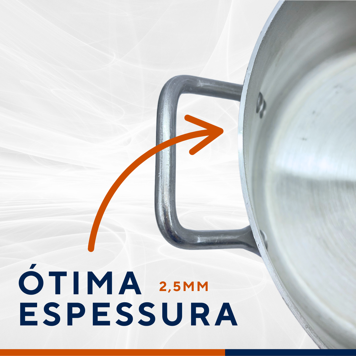 Caçarola Hotel Reta N24 Alumínio - A Gourmet