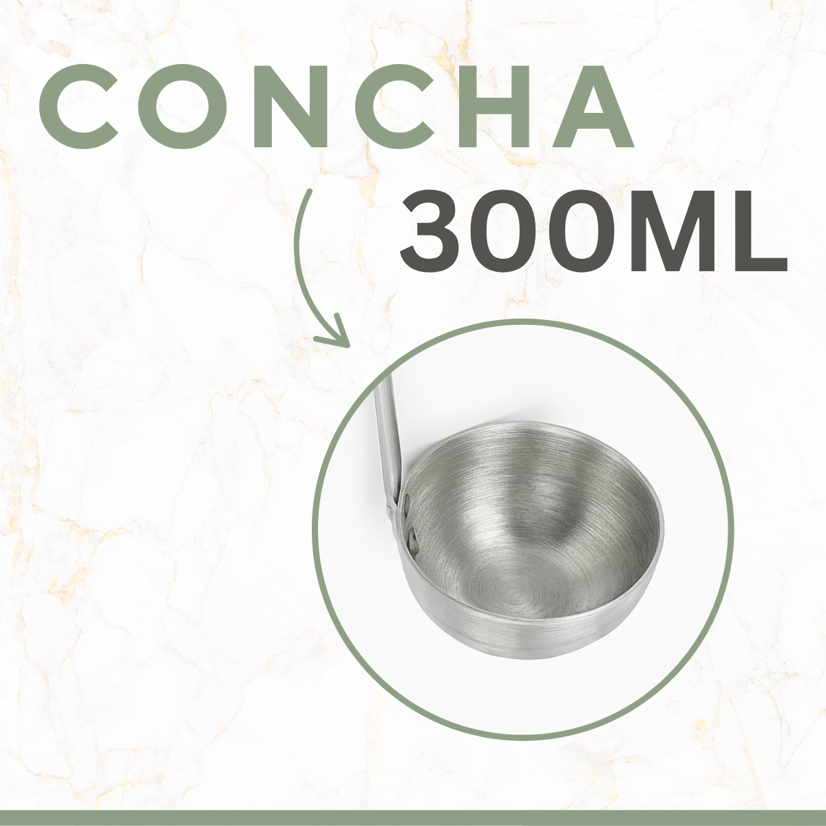 Concha Aluminio 33cm
