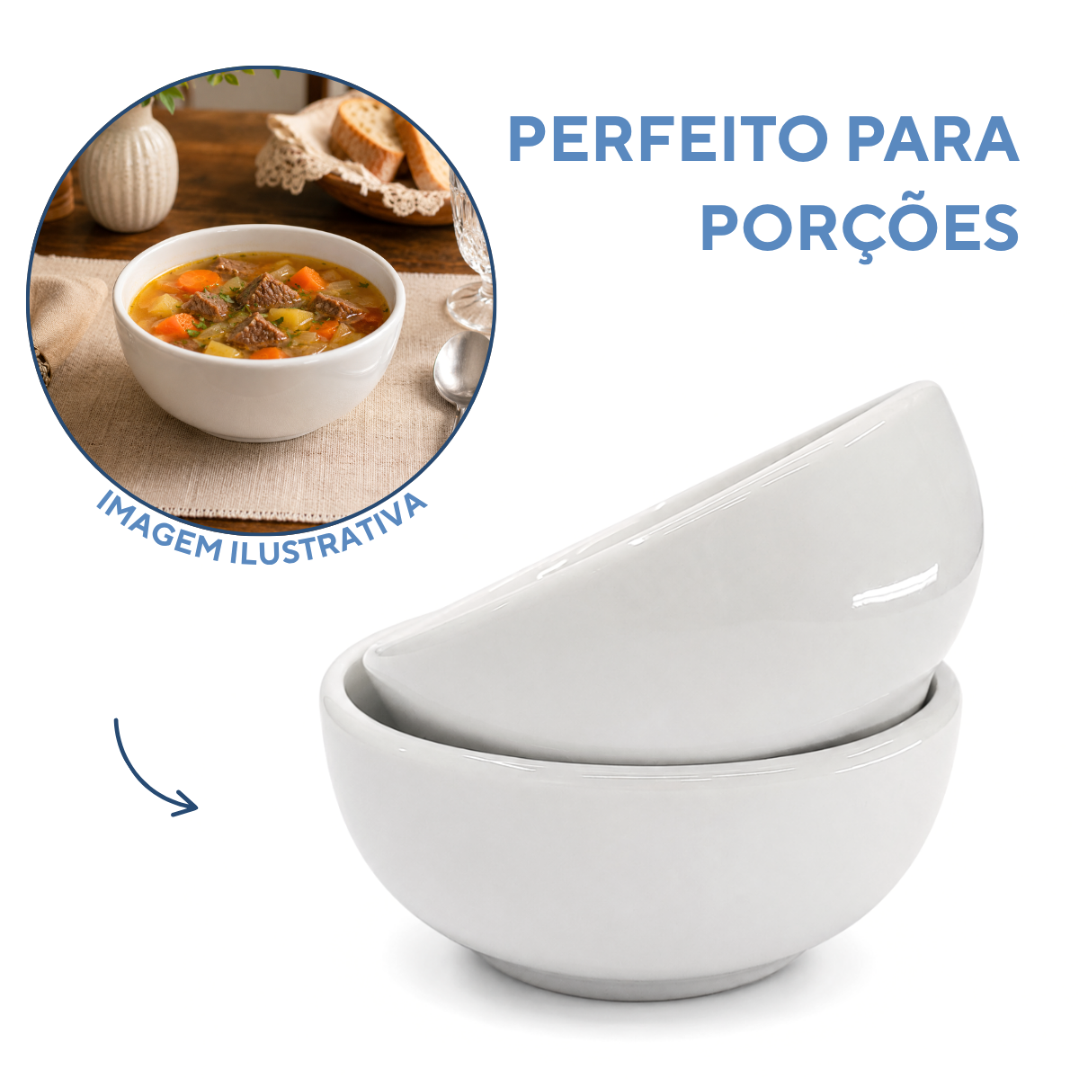 Tigela Porcelana Mexicana 400ml