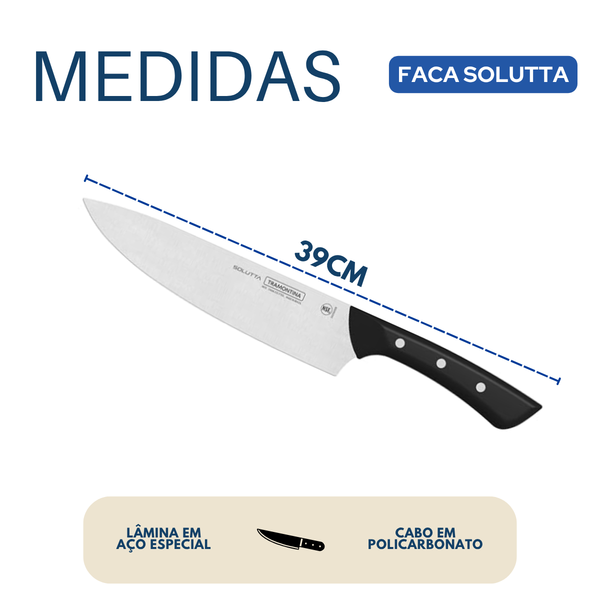 Faca Tramontina Soluta