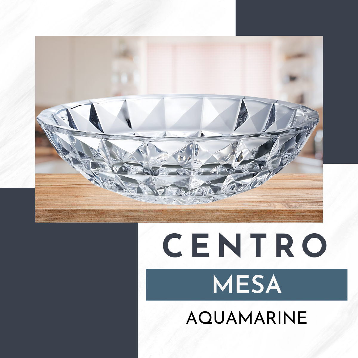 Centro Mesa Aquamarine 32cm