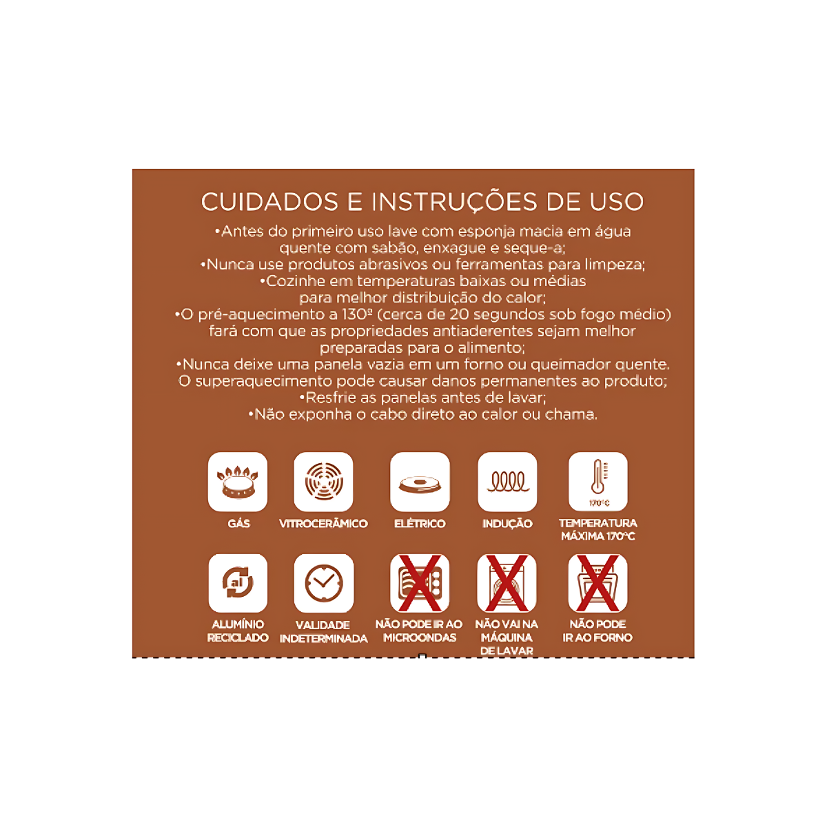 Frigideira Antiaderente N20 Terracota - A Gourmet