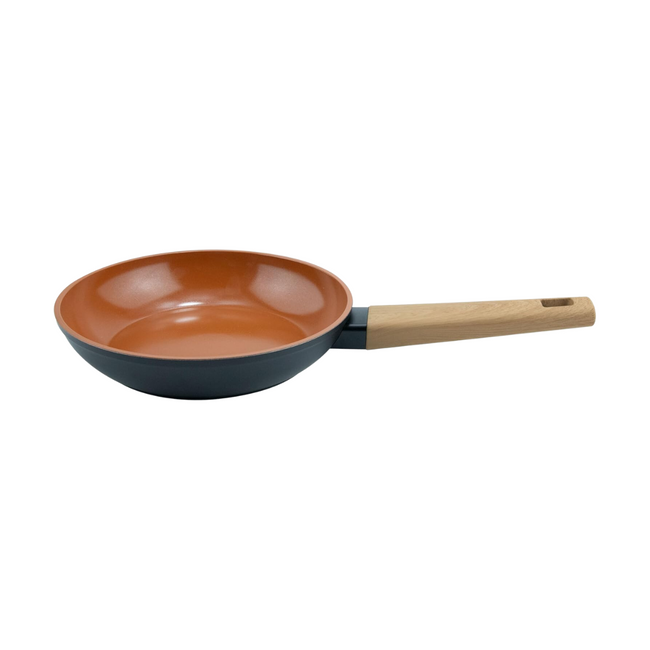Frigideira Antiaderente Terracota 24 cm – Alta Durabilidade e Cozimento Uniforme - A Gourmet Hover Image
