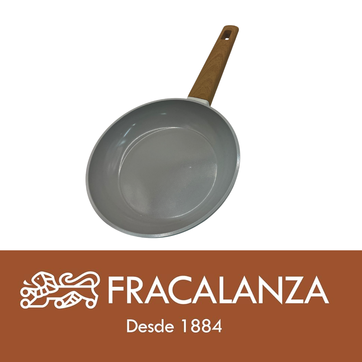 Frigideira Norma Cinza Antiaderente Revestida Cerâmica - A Gourmet