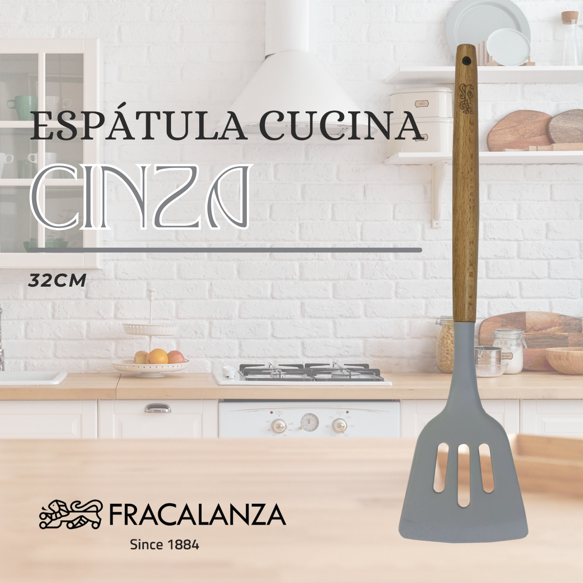 Espatula Cinza Vazada Fracalanza
