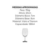 Taça Água Bohemia Anna 580ml - A Gourmet