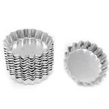 12 Forminha Para Torta N6 em Aluminio R&S