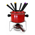 Conjunto Fondue Vermelho 10 Peças
