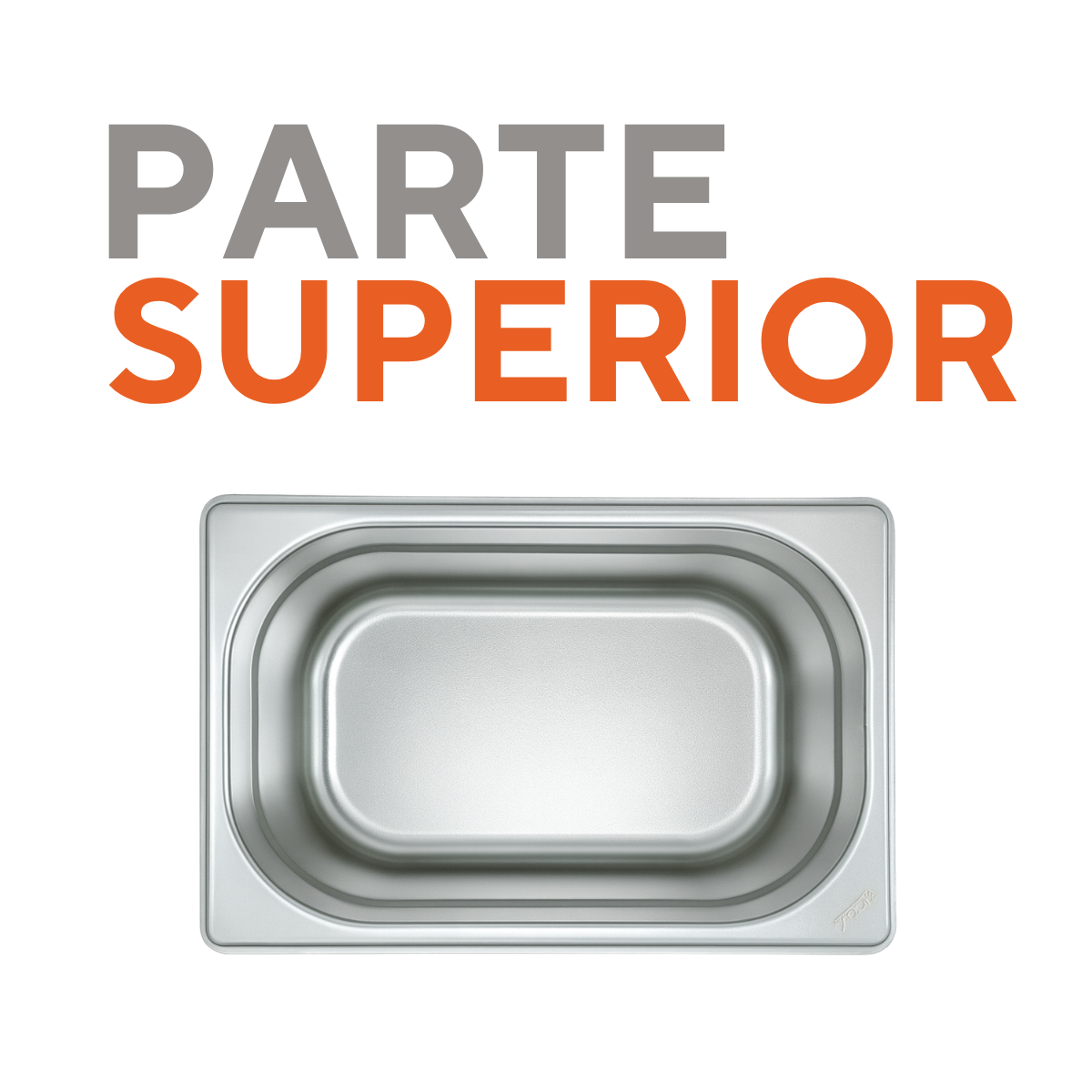 Cuba Aço Inox 1/4 100mm