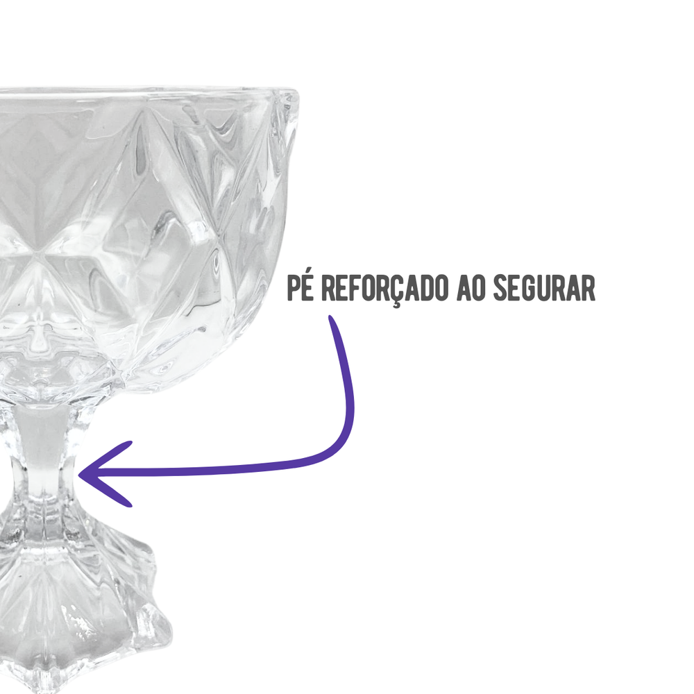 Mini Fruteira Vidro 650ml - A Gourmet