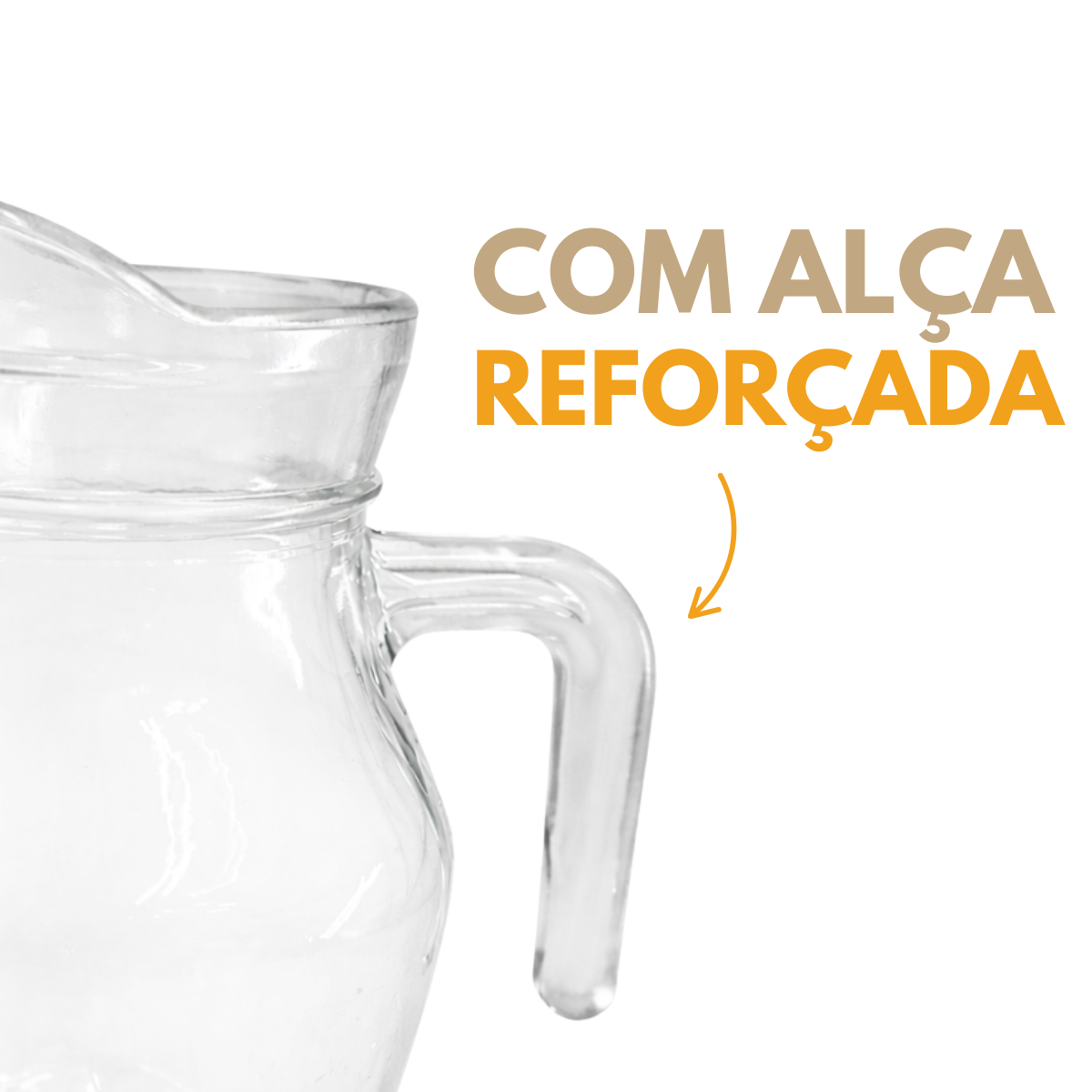 Jarra Safira de Vidro 500ml