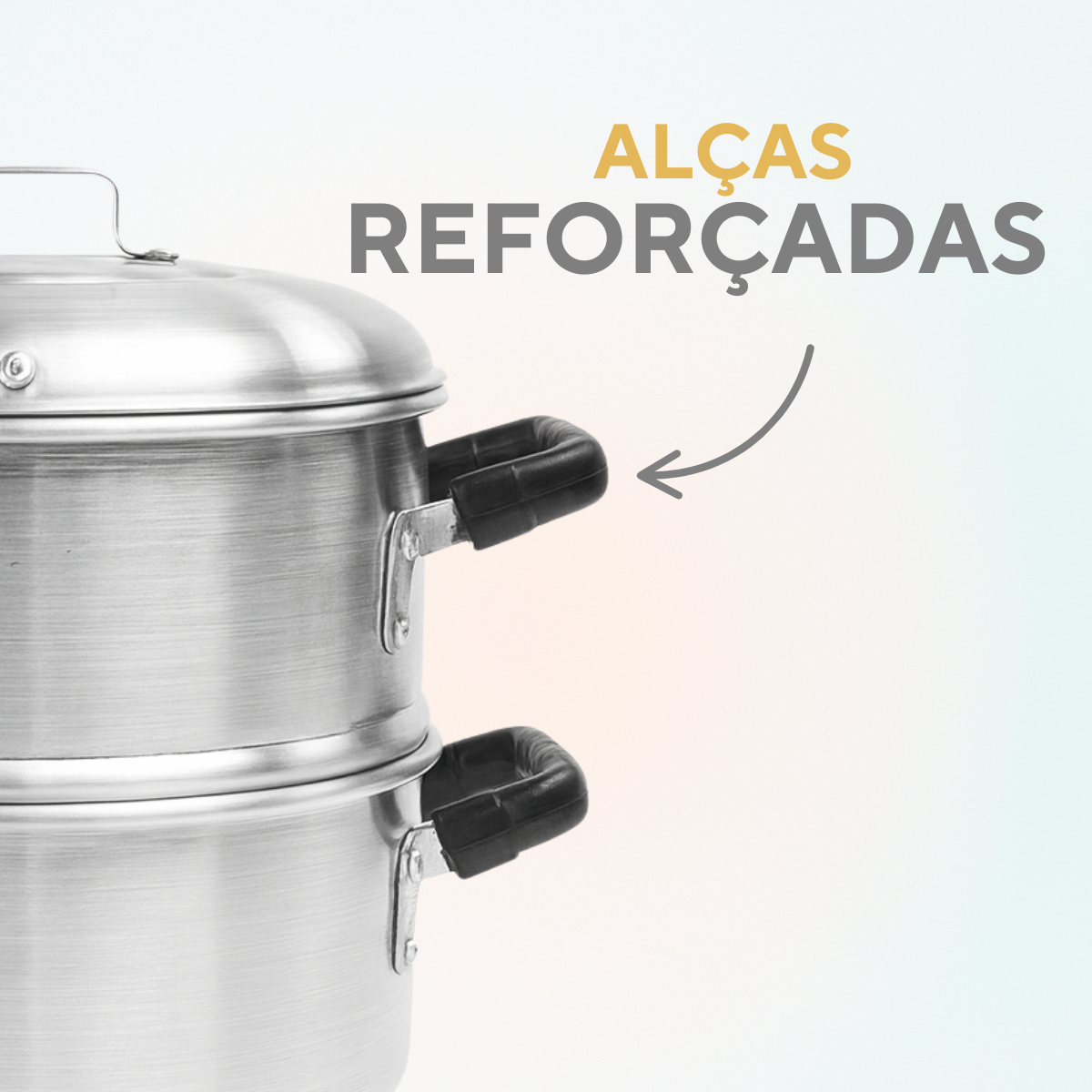 Caçarola a Vapor N32 em alumínio