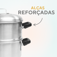 Caçarola a Vapor N32 em alumínio