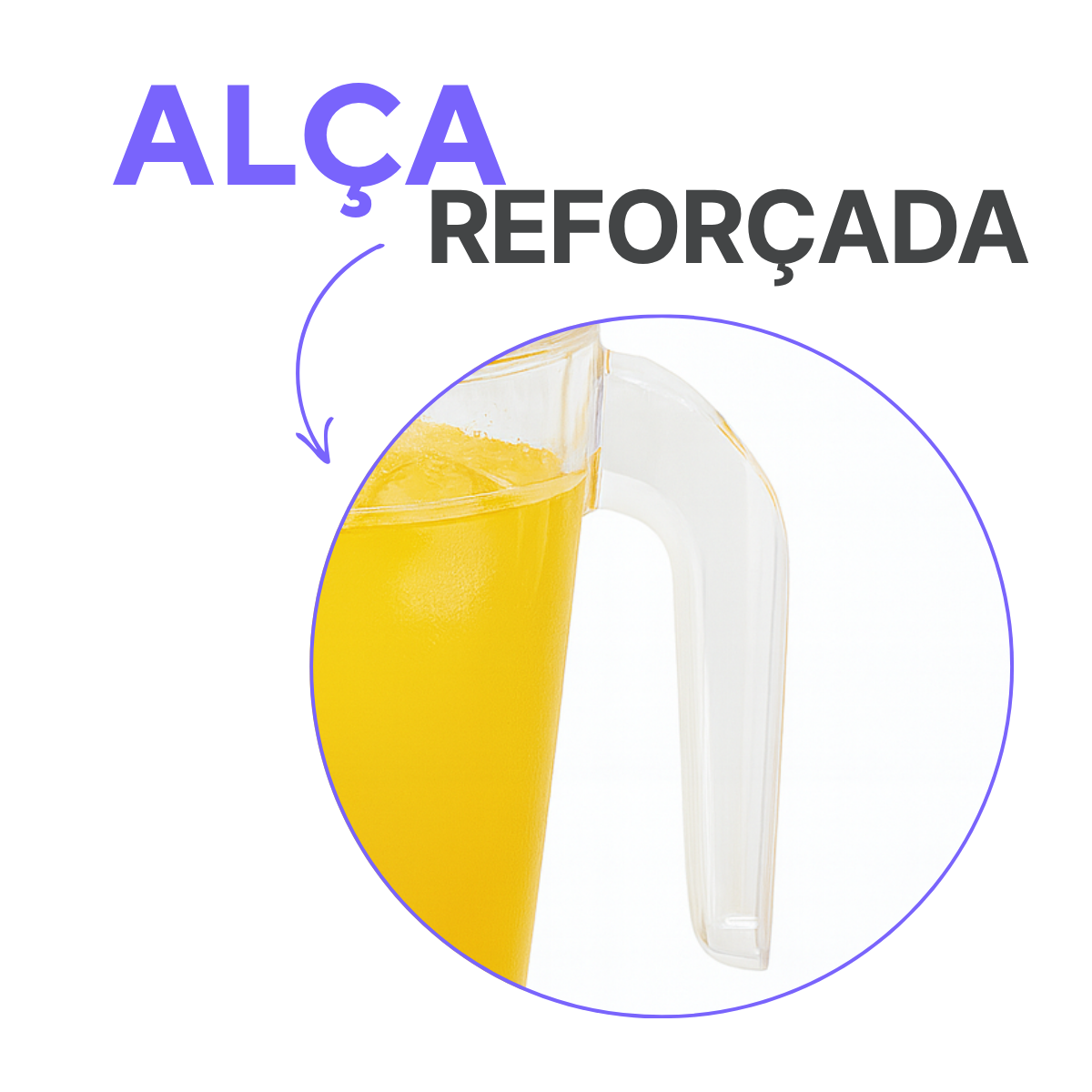 Jarra de Acrilico 2L Cristal