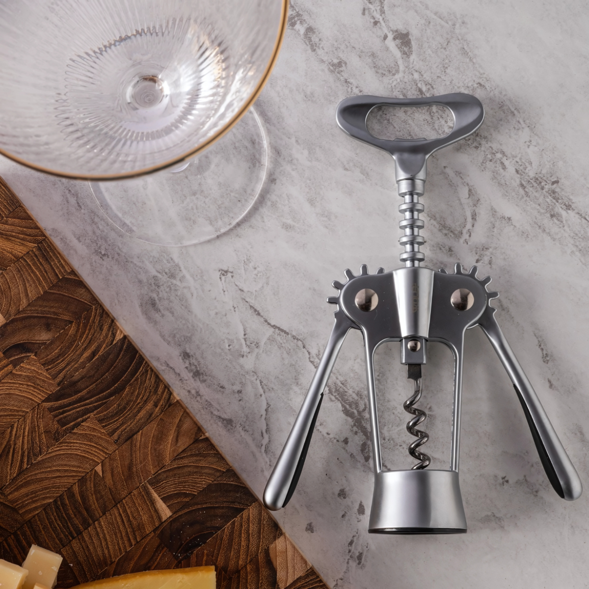 Saca Rolha 18cm Liga de Zinco Rojemac Saca Rolha