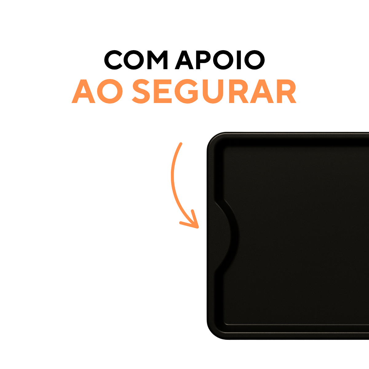 Bandeja Grande Fast Food Preta - A Gourmet