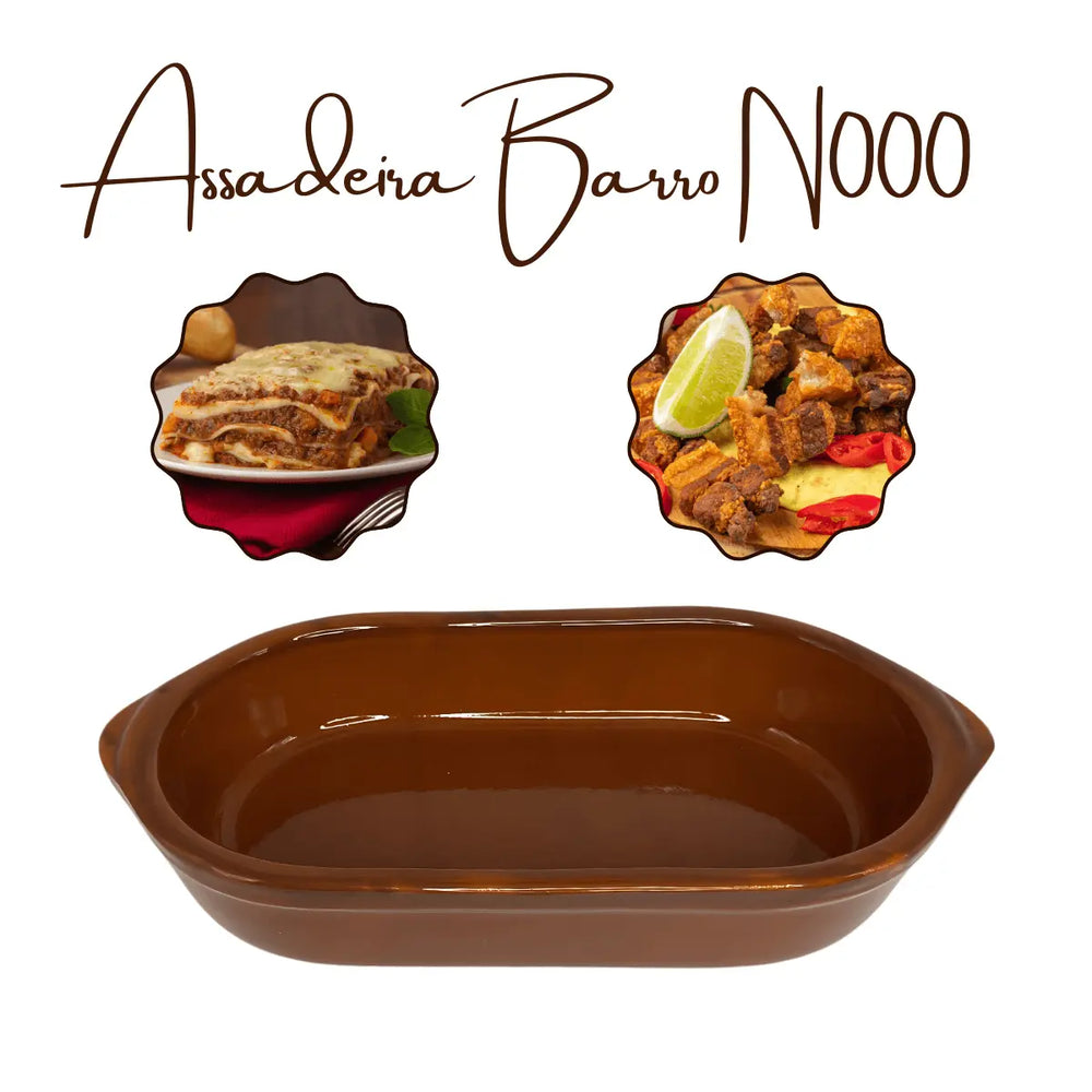 Assadeira Barro Oval N°000 Motta