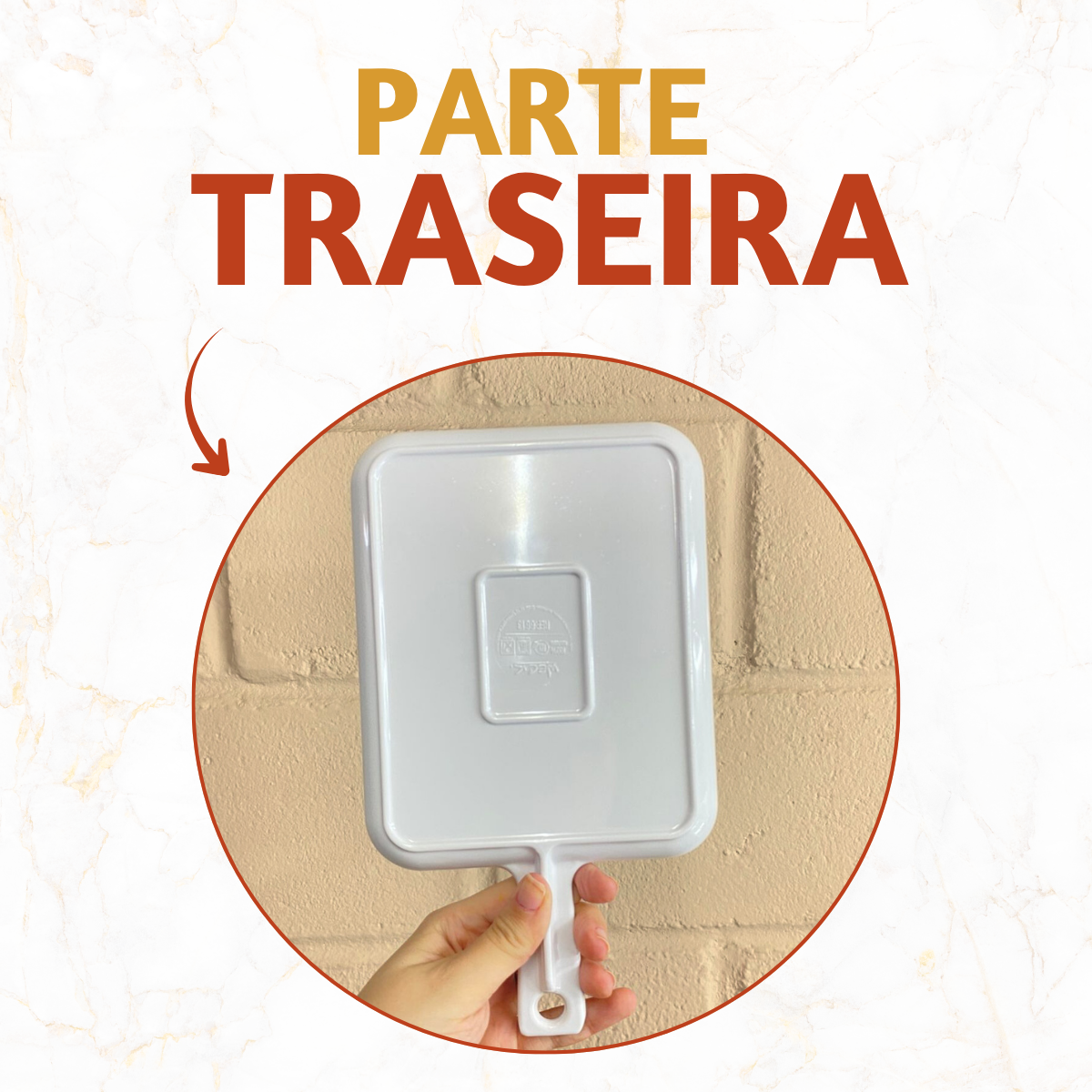 Travessa Melamina Marmorizada