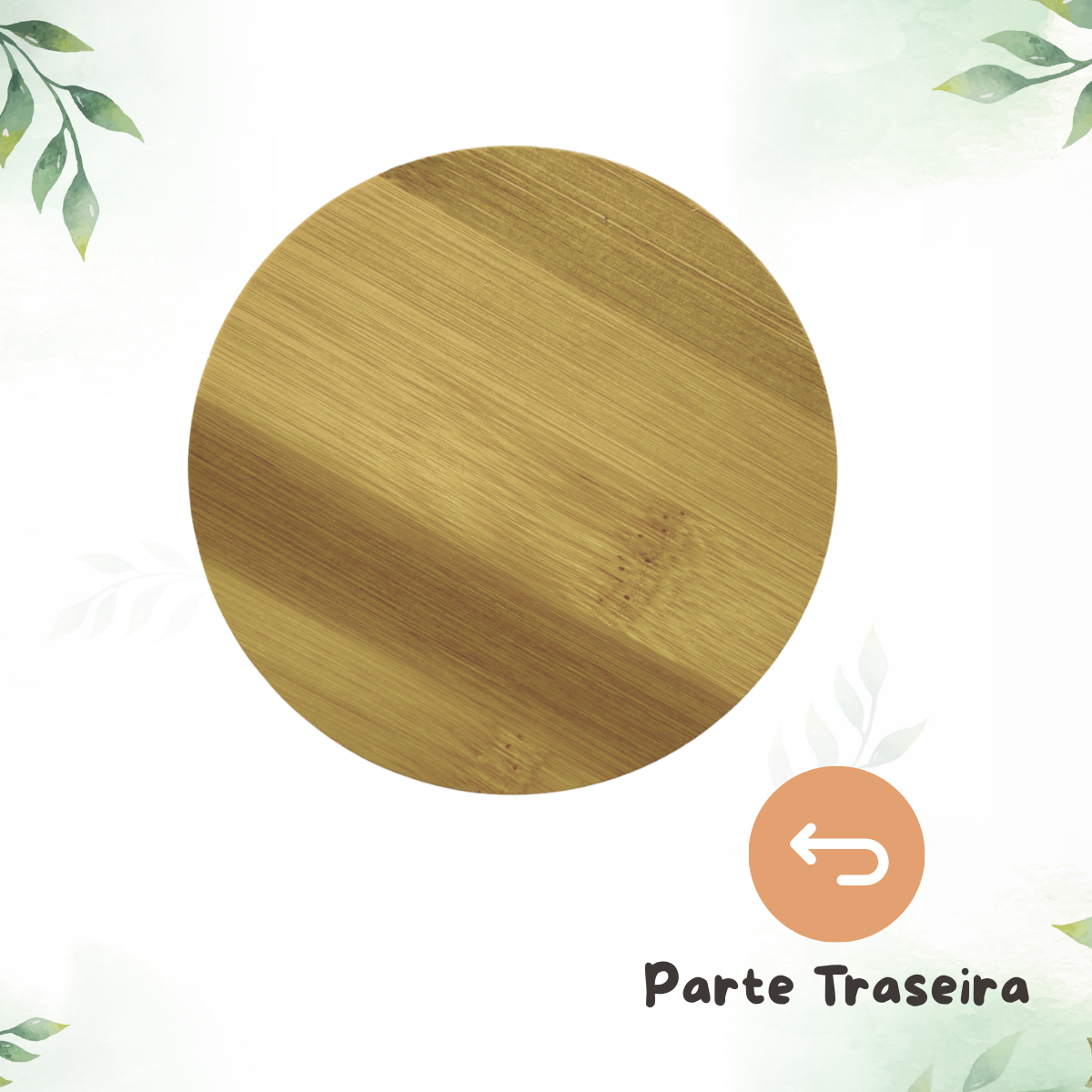 Porta Copos Redondo Bambu - A Gourmet