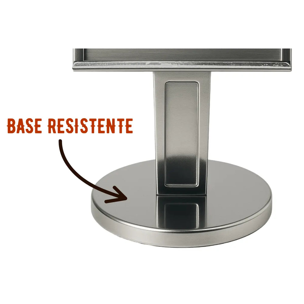 Display de Mesa Aço Inox Alissan