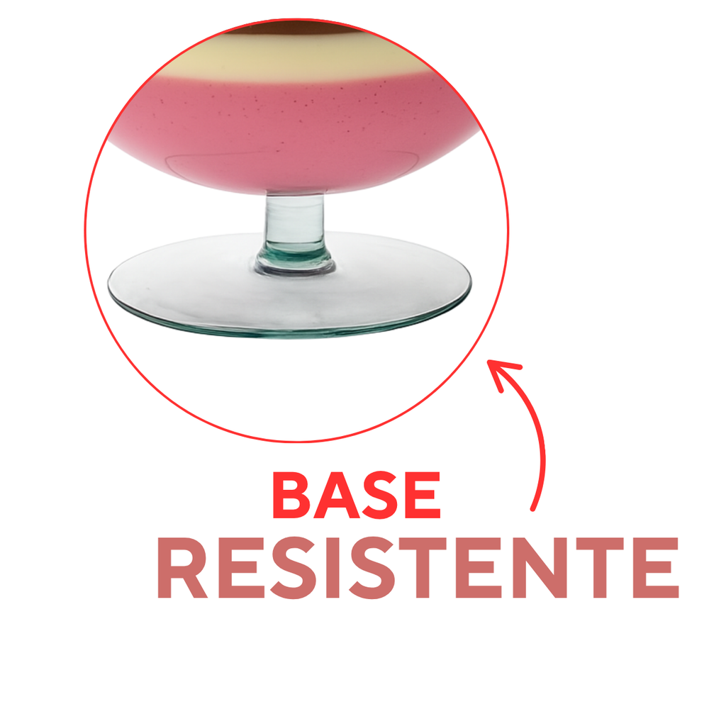 Taça Boca Torta Grande Vidro - A Gourmet