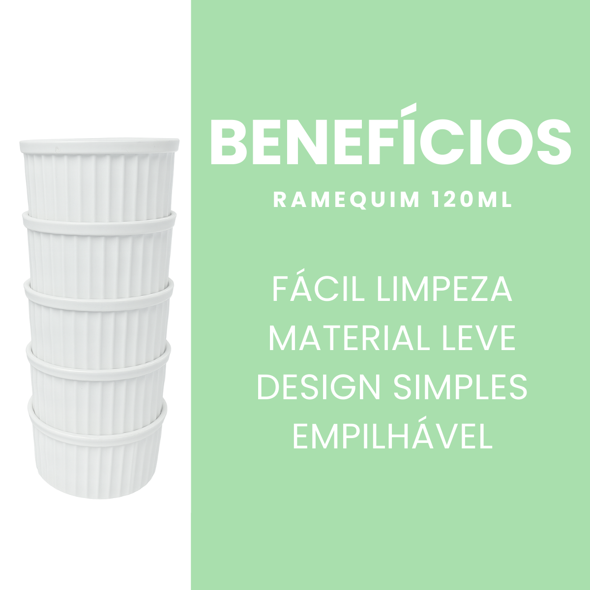 Ramekim Canelado 120ml PP