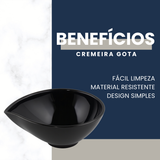 Cremeira Molheira Gota Preto