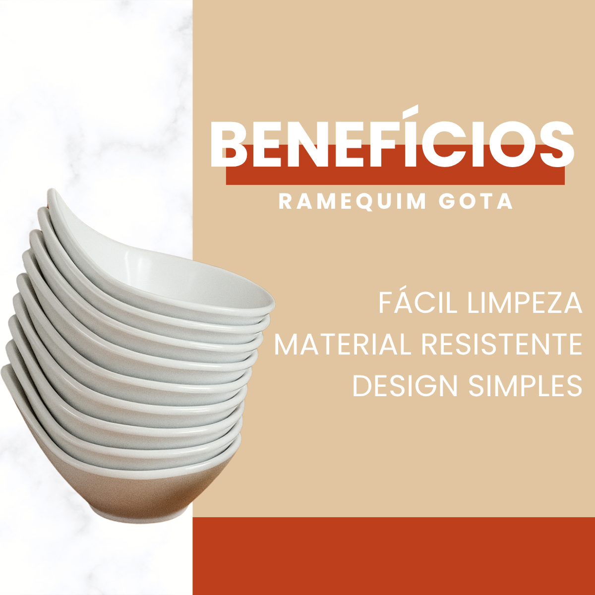 Finger-Food Gota Melamina