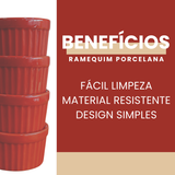 Ramekim canelado 100ml Vermelho