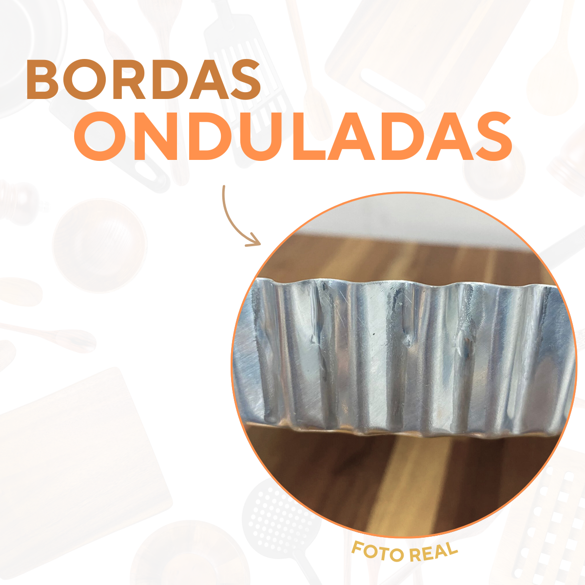 Forma Torta Crespa Fundo Removível N27