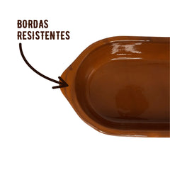 Assadeira Barro Oval N°1 Motta
