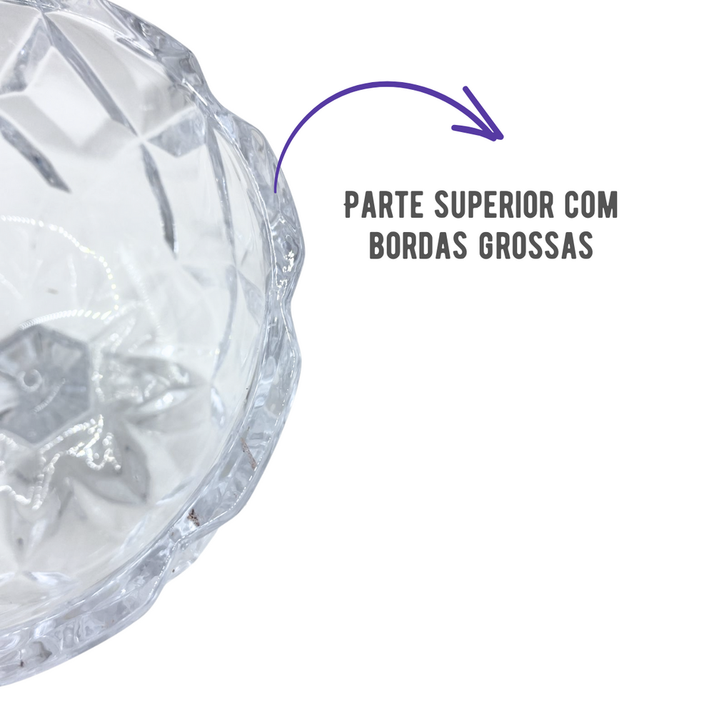 Mini Fruteira Vidro 650ml - A Gourmet