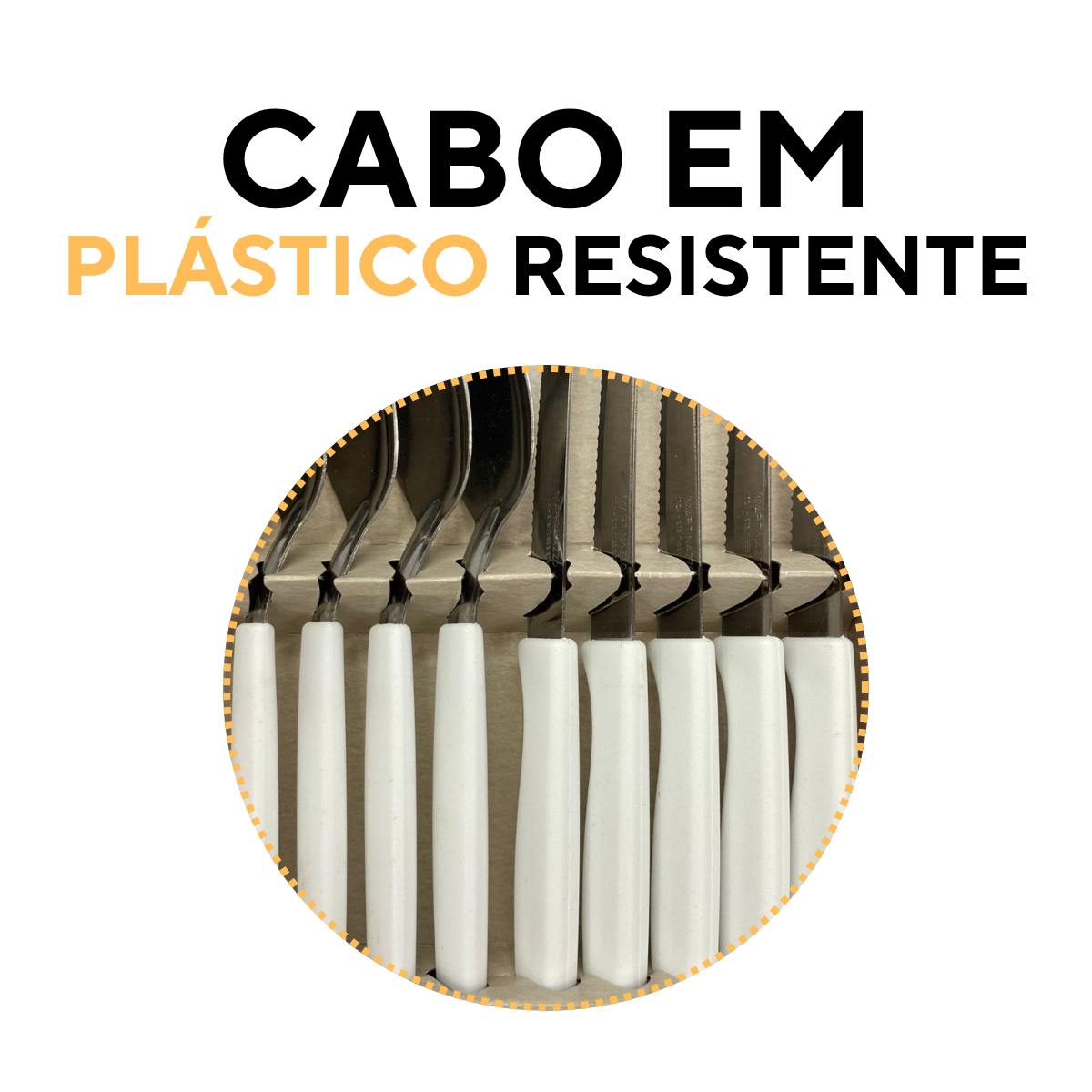 Conjunto 24 Peças Piemonte Branco A Gourmet