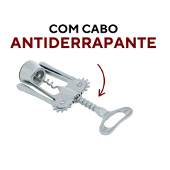 Saca Rolha 18cm Liga de Zinco Rojemac Saca Rolha