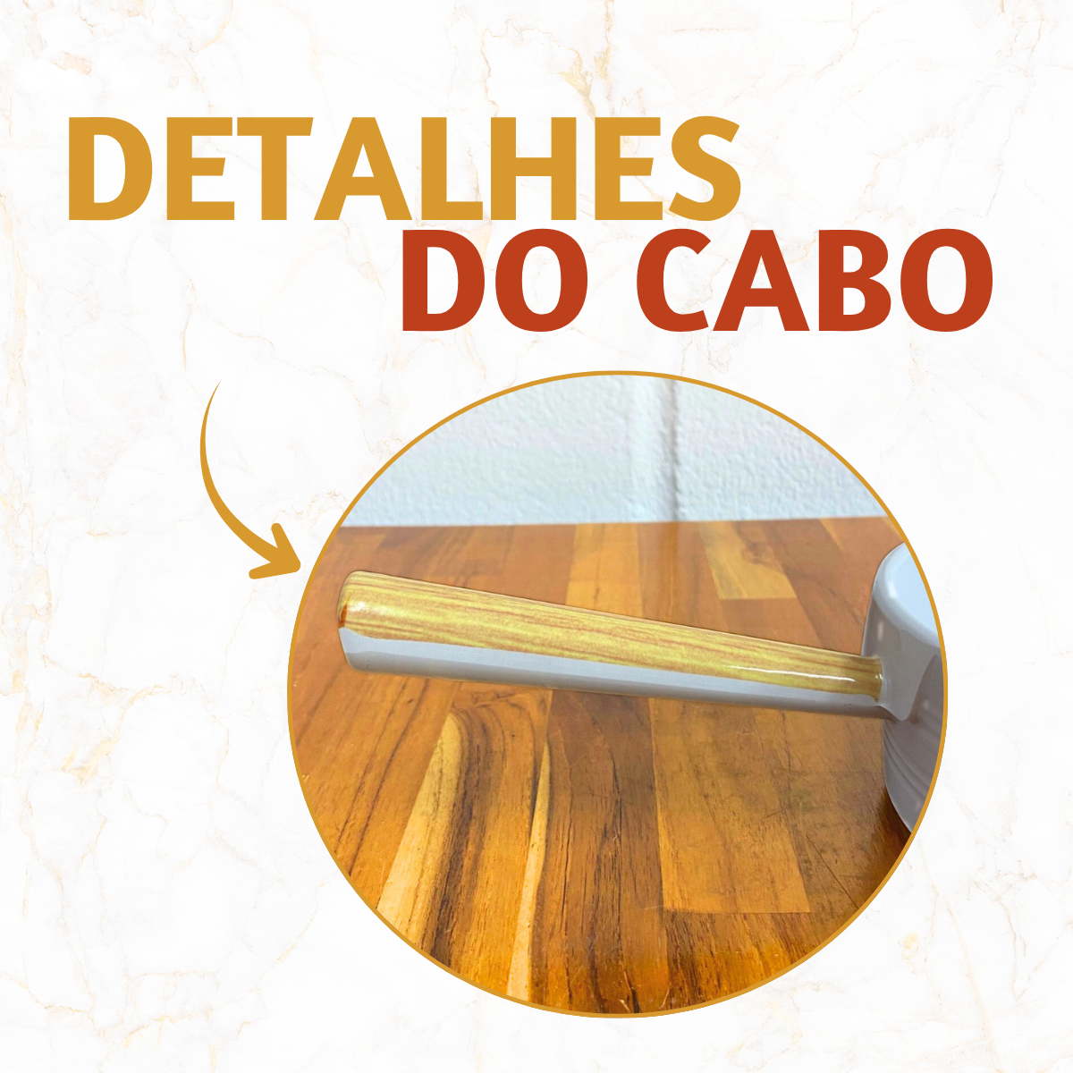 Panela Melamina Marmorizada 700ml