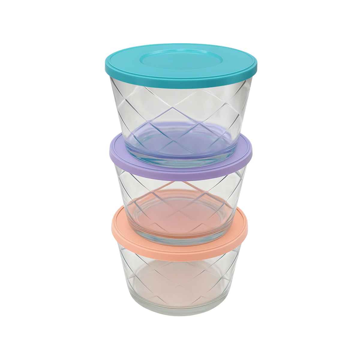 Tigela Vidro 670ml Tampa Sortida