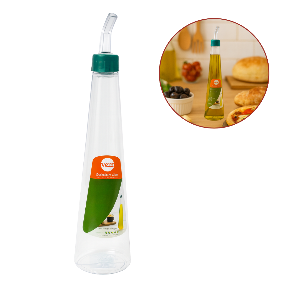 Galheteiro 500ml Policarbonato