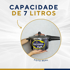 Panela pressão 7L alumínio polido