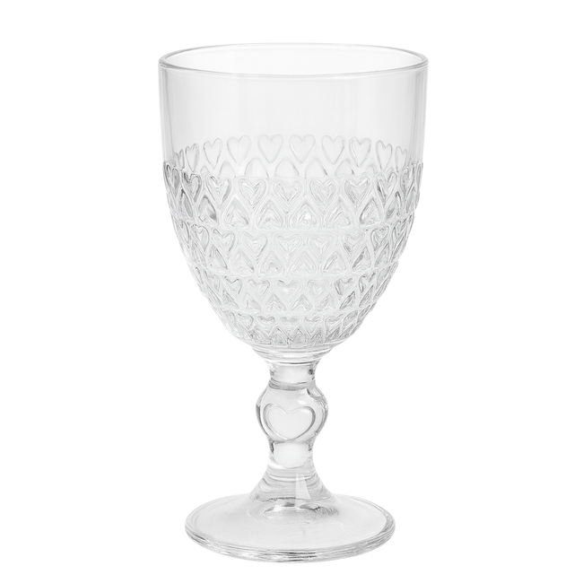 Taça Vidro Água Coração 330ml Hover Image