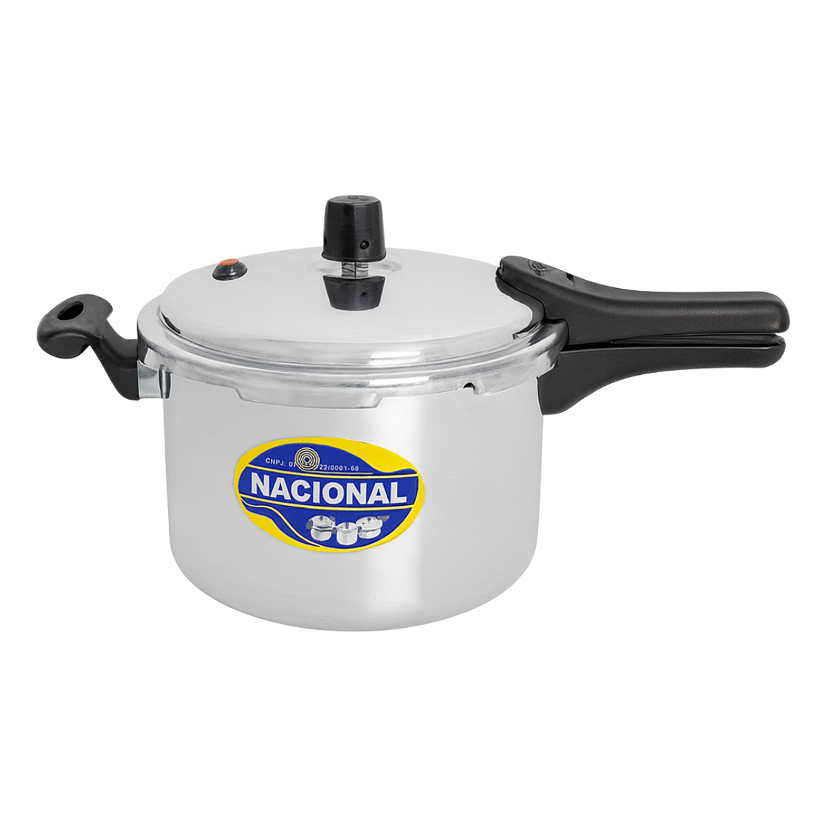 Panela pressão alumínio polido 4,5L