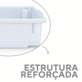 Caixa Plástica para Pescados e Frigoríficos 42L Empilhável