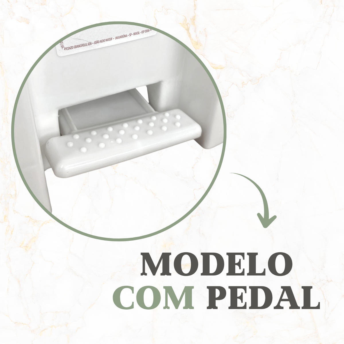 Lixeira Com Pedal 15 Litros