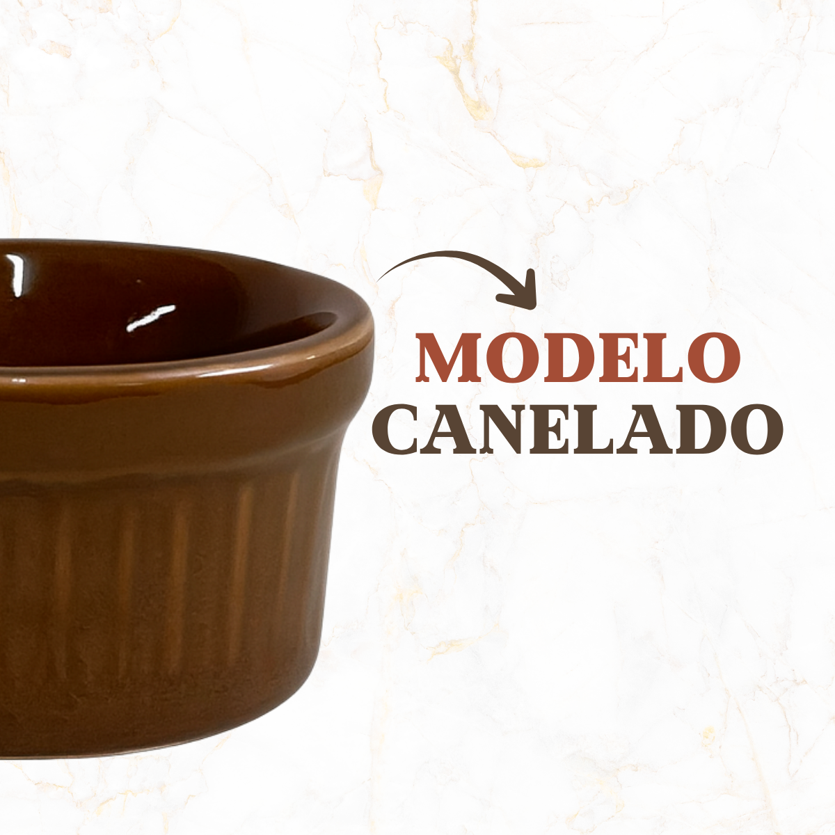 Ramekim Porcelana 40ml Porcelana