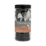Conjunto talher 24peças piemonte preto A Gourmet