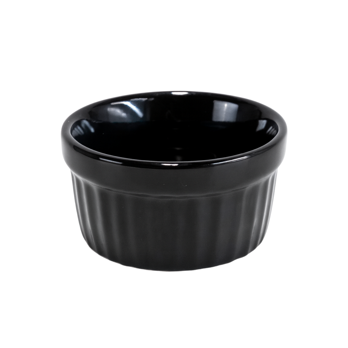 Ramequim Porcelana Preto 40ml