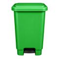 Lixeira com Pedal 100L Verde em Plástico Profissional
