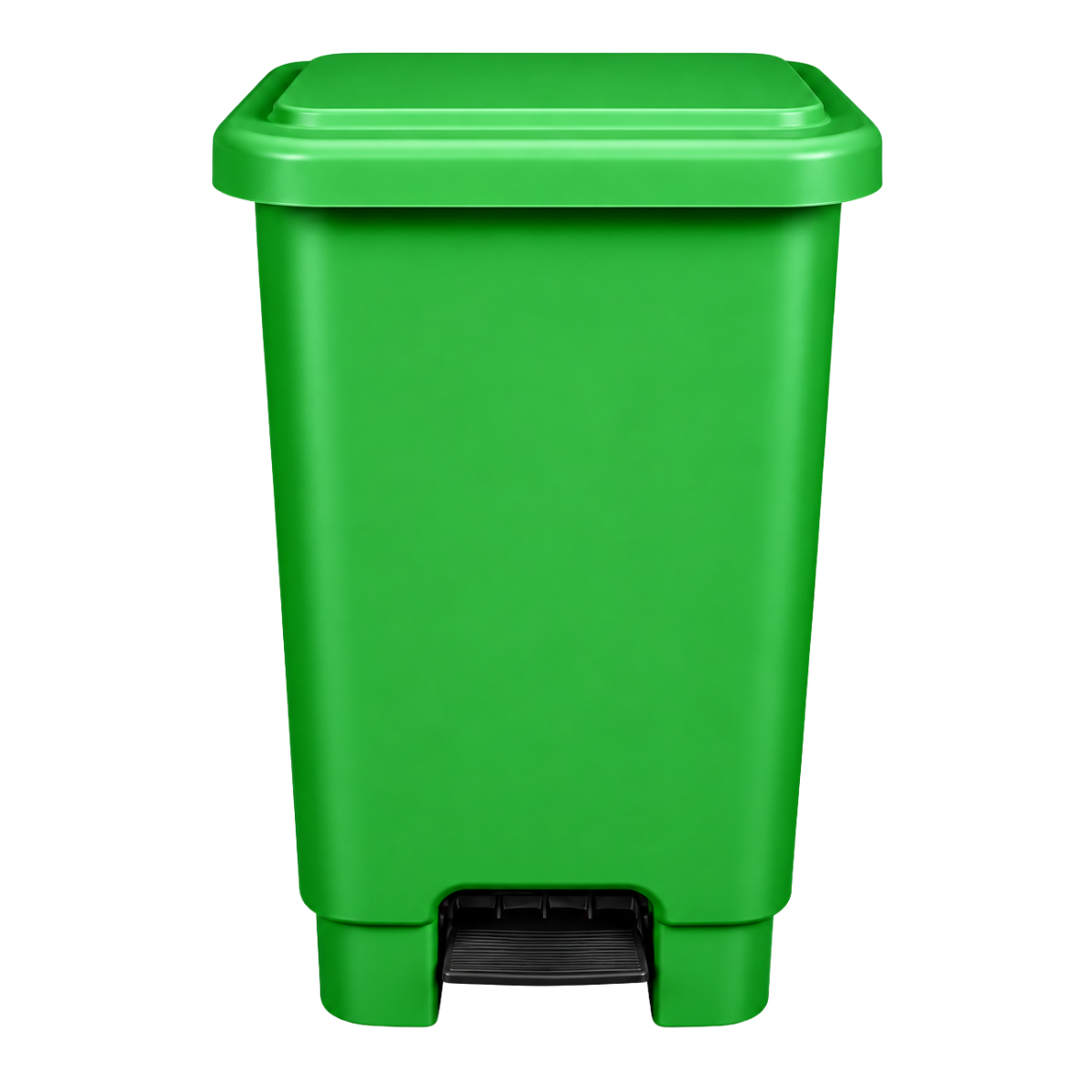 Lixeira com Pedal 100L Verde em Plástico Profissional