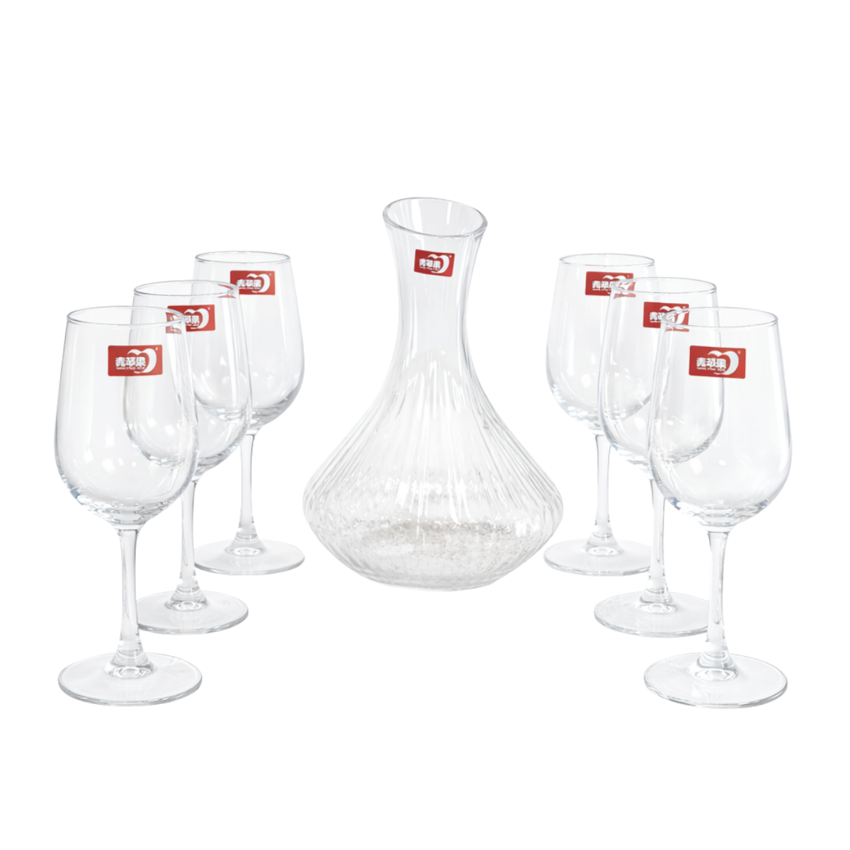 Jogo Decanter 1,7L C/ 6 Taças de Vinho