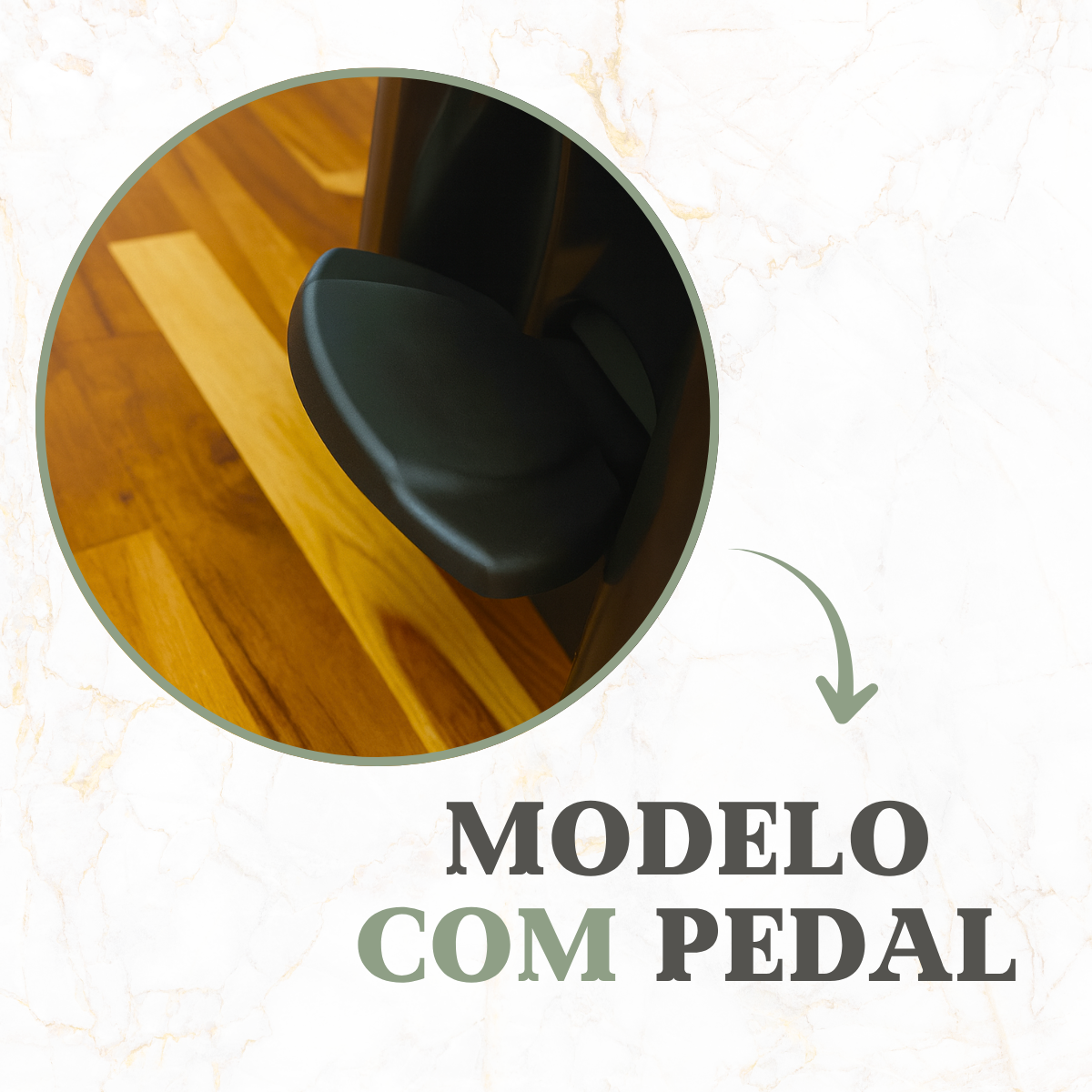 Lixeira Com Pedal 40 Litros Eco Nature